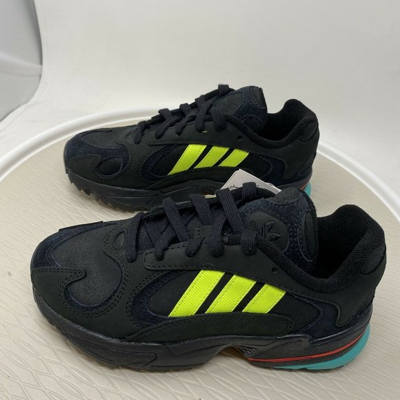 Adidas Originals Yung-1 Trail Sneakers Black Yellow EE5321 Men's Size 4 … - Picture 3 of 11